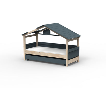 Starlight Hausbett mit Zusatzbett für Kinder