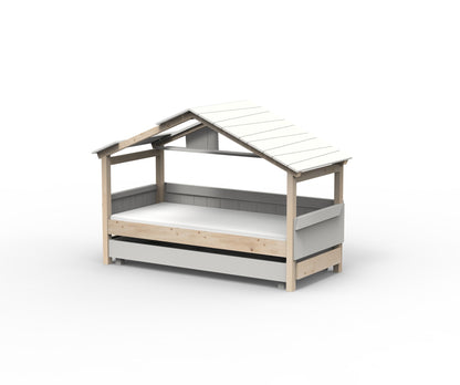 Starlight Hausbett mit Zusatzbett für Kinder