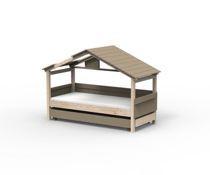 Starlight Hausbett mit Zusatzbett für Kinder