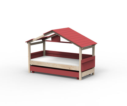 Starlight Hausbett mit Zusatzbett für Kinder