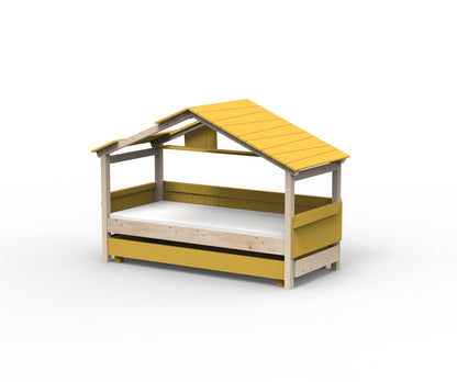 Starlight Hausbett mit Zusatzbett für Kinder