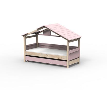 Starlight Hausbett mit Zusatzbett für Kinder
