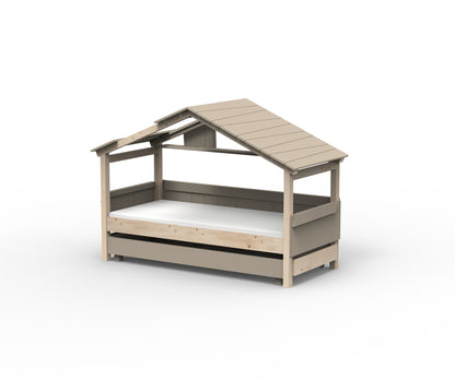 Starlight Hausbett mit Zusatzbett für Kinder