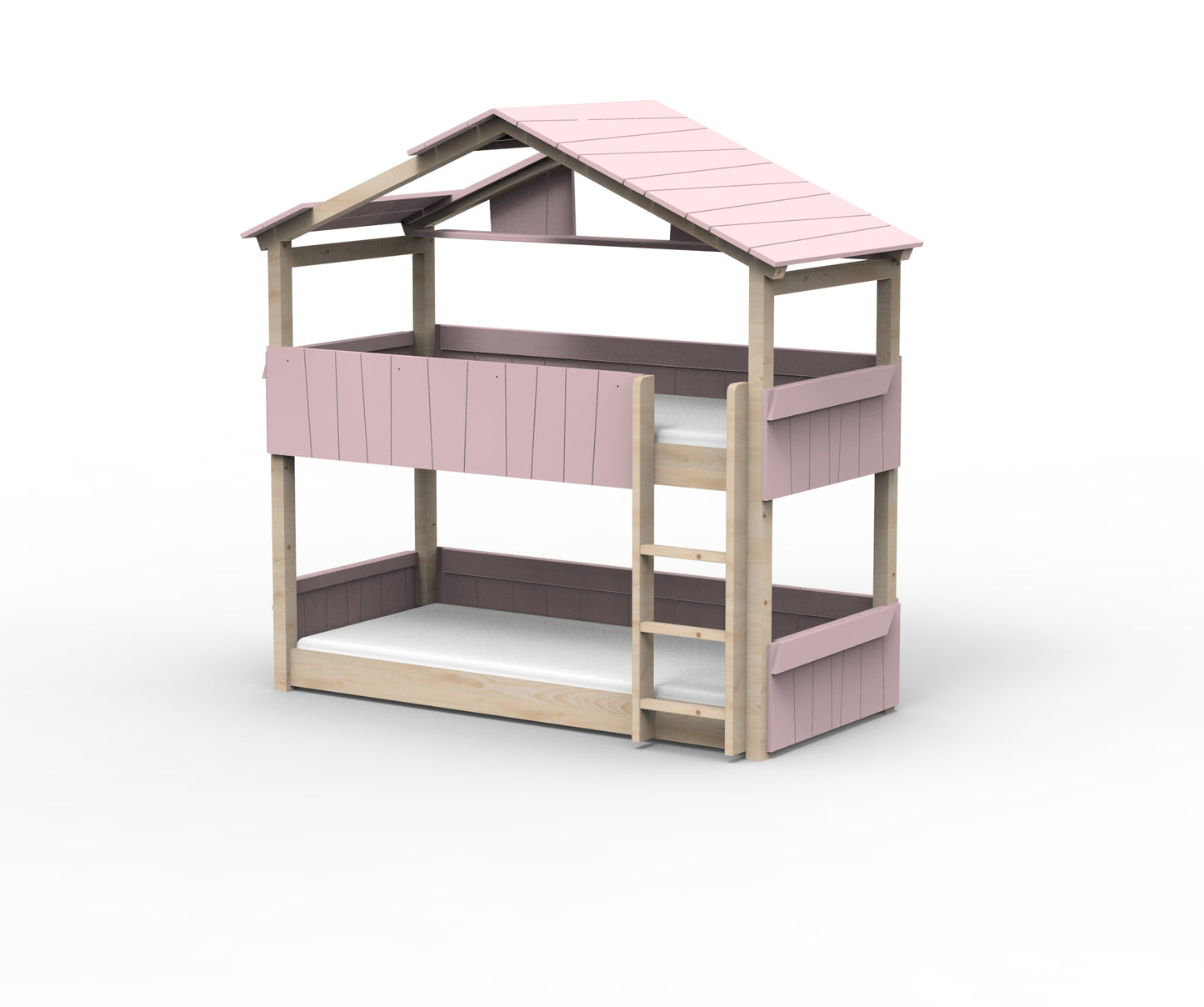 Starlight Haus-Etagenbett für Kinder mit Dach