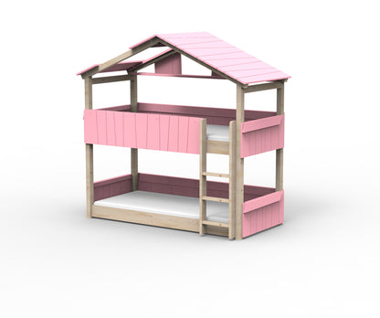 Starlight Haus-Etagenbett für Kinder mit Dach