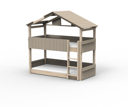 Starlight Haus-Etagenbett für Kinder mit Dach