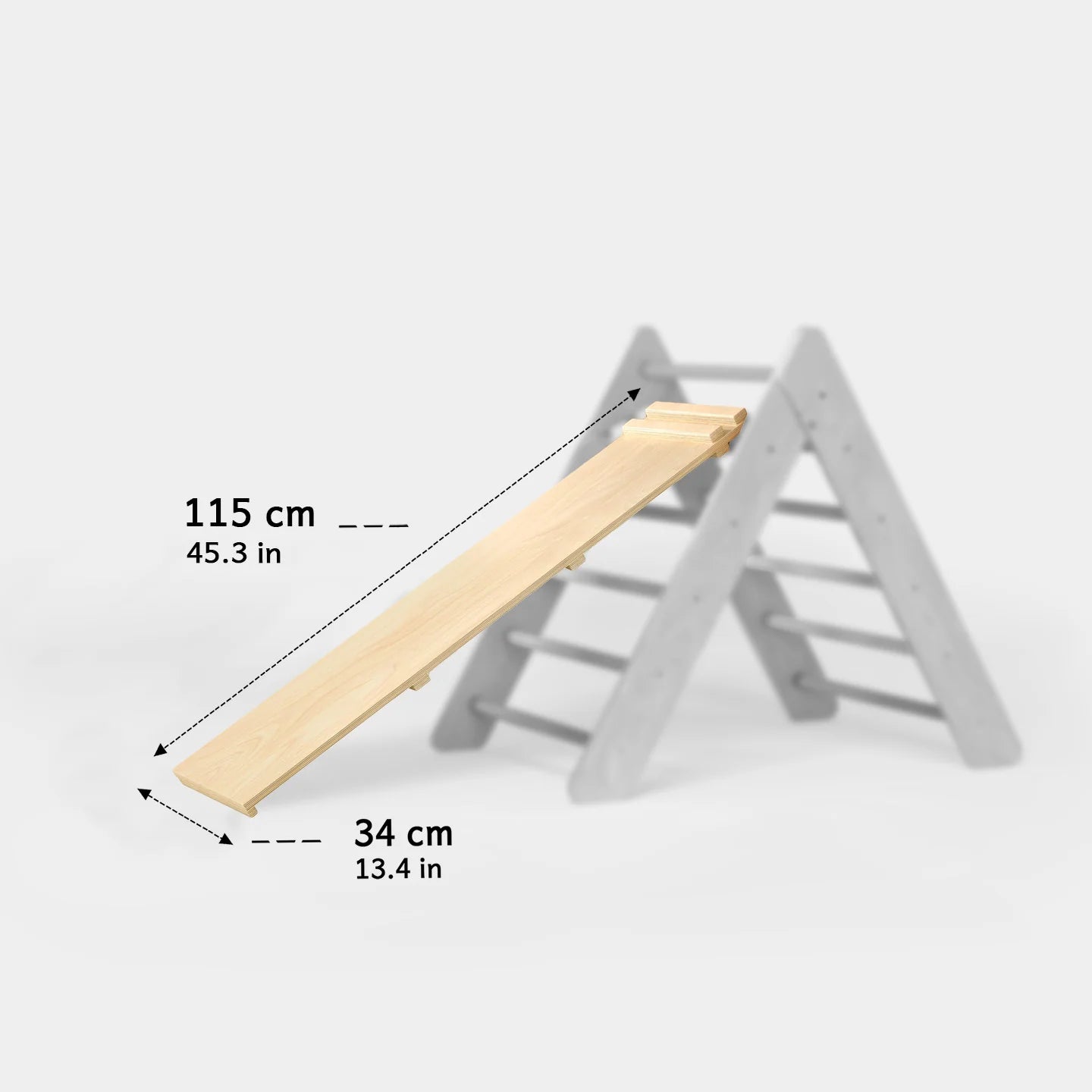 Set Pikler Dreieck, Rutschbrett, Schwingbogen - versch. Farben