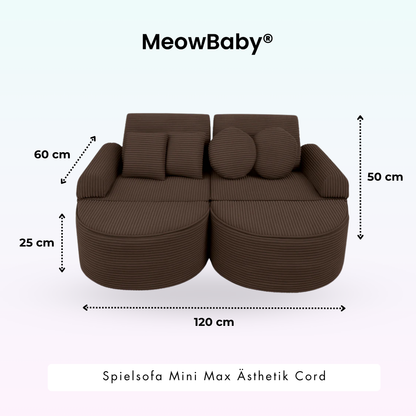 Spielsofa Ästhetik Cord Mini Max - Classic Cord Edition