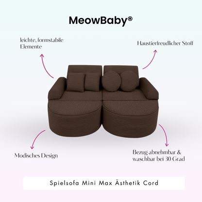 Spielsofa Ästhetik Cord Mini Max - Classic Cord Edition