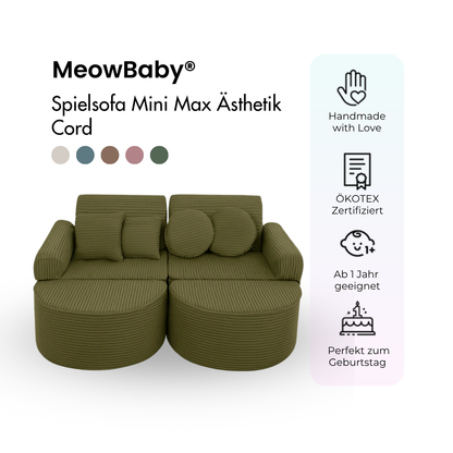 Spielsofa Ästhetik Cord Mini Max - Classic Cord Edition