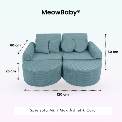 Spielsofa Ästhetik Cord Mini Max - Classic Cord Edition