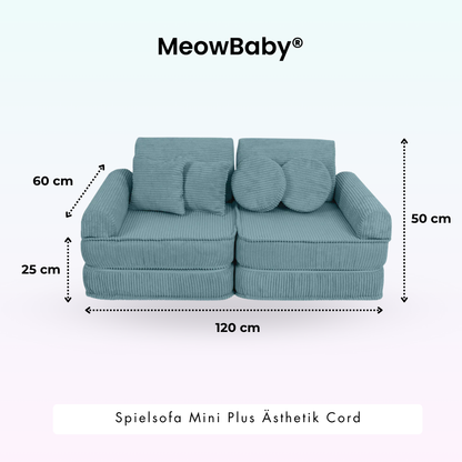Spielsofa Ästhetik Cord Mini Plus - Classic Cord Edition