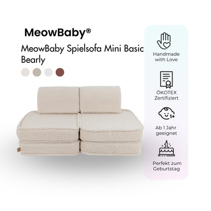 Spielsofa Mini Basic Bearly - Soft Teddy Edition