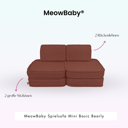 Spielsofa Mini Basic Bearly - Soft Teddy Edition