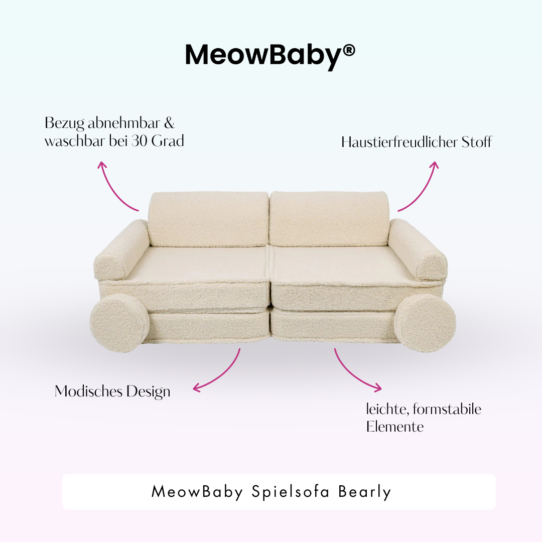 Spielsofa Bearly - Soft Teddy Edition