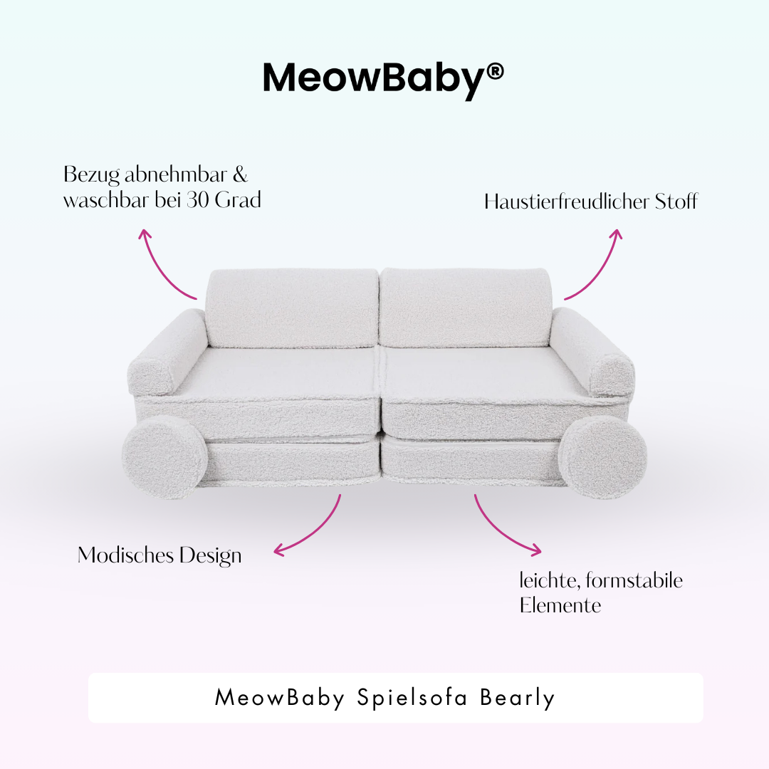 Spielsofa Bearly - Soft Teddy Edition