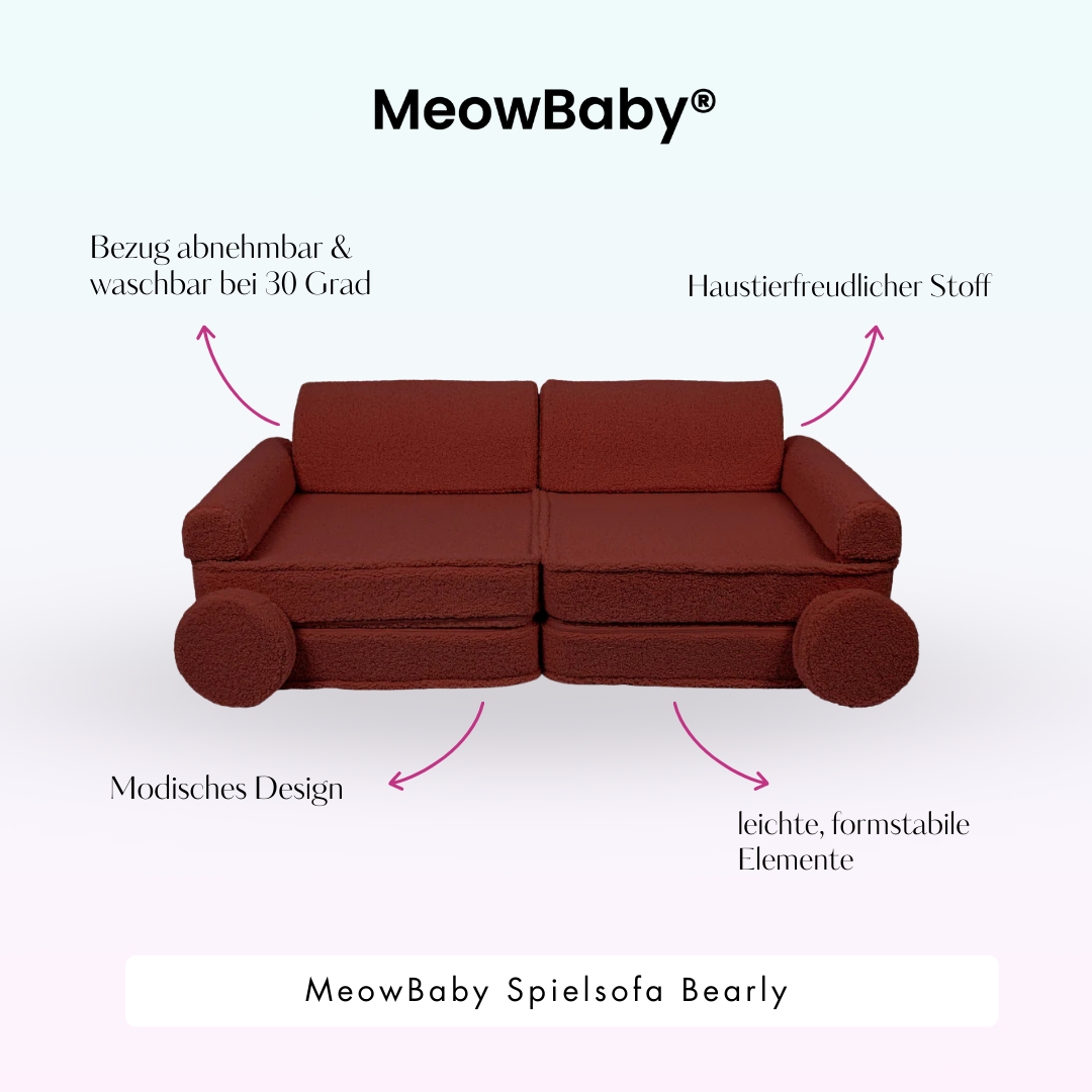 Spielsofa Bearly - Soft Teddy Edition