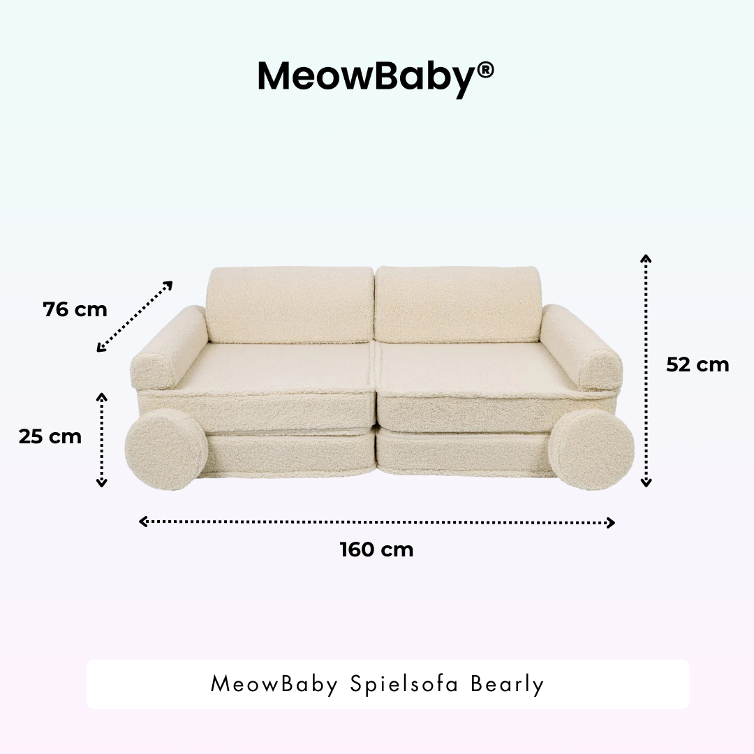 Spielsofa Bearly - Soft Teddy Edition