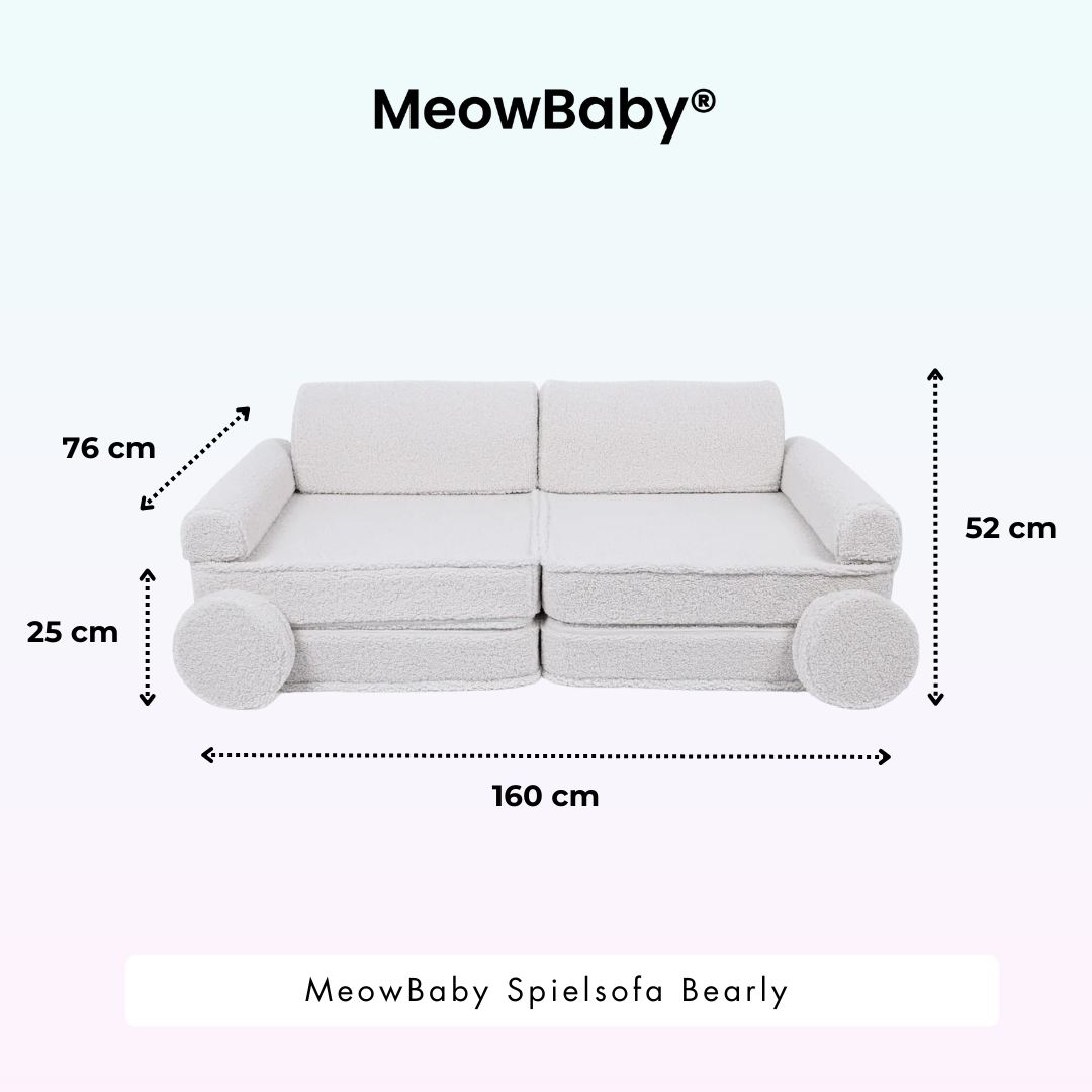 Spielsofa Bearly - Soft Teddy Edition