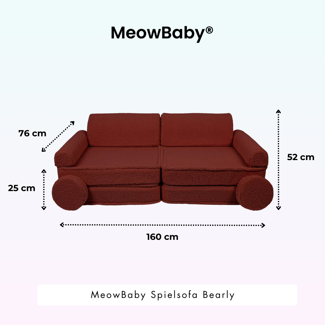 Spielsofa Bearly - Soft Teddy Edition