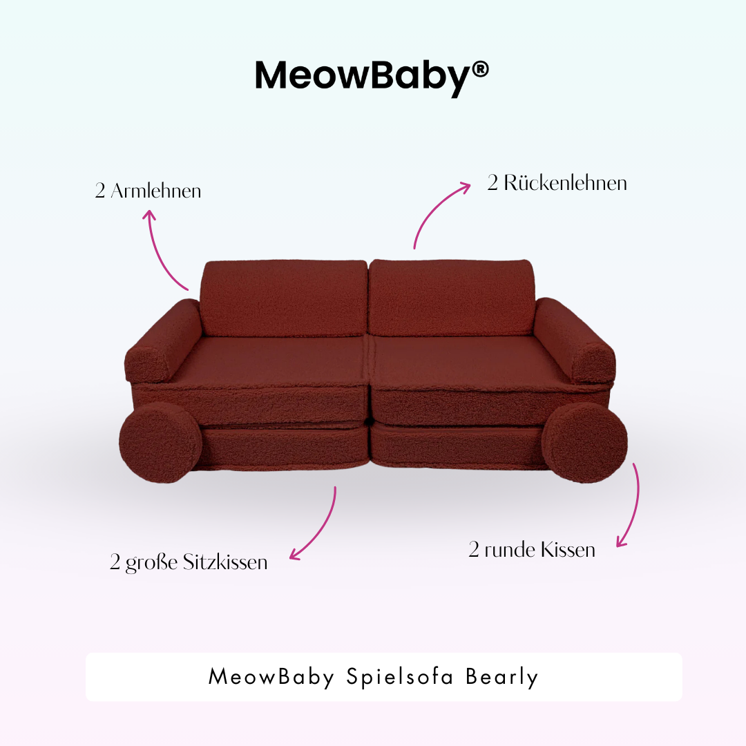 Spielsofa Bearly - Soft Teddy Edition