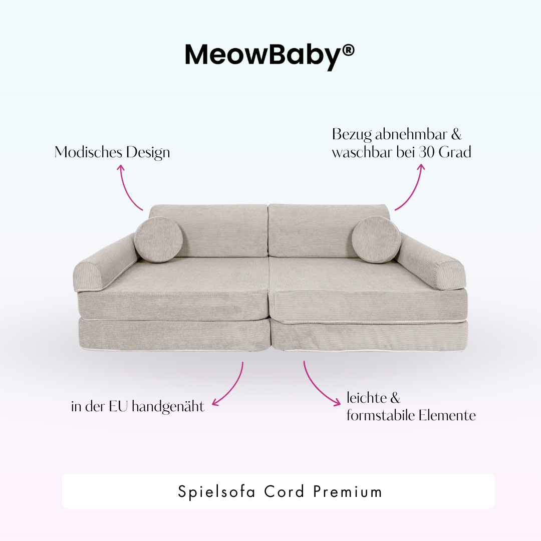 Spielsofa Cord Premium - Slim Cord Edition
