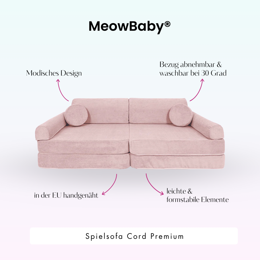 Spielsofa Cord Premium - Slim Cord Edition