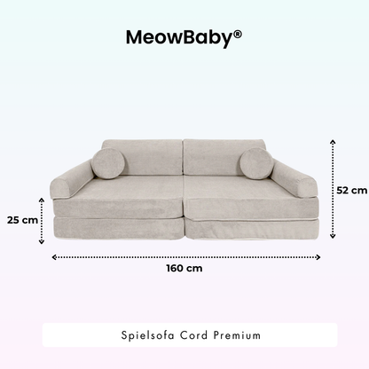 Spielsofa Cord Premium - Slim Cord Edition