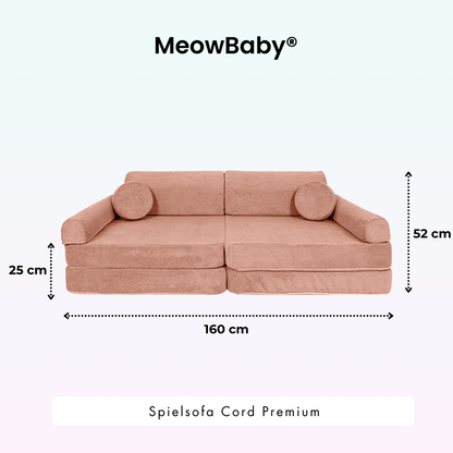 Spielsofa Cord Premium - Slim Cord Edition