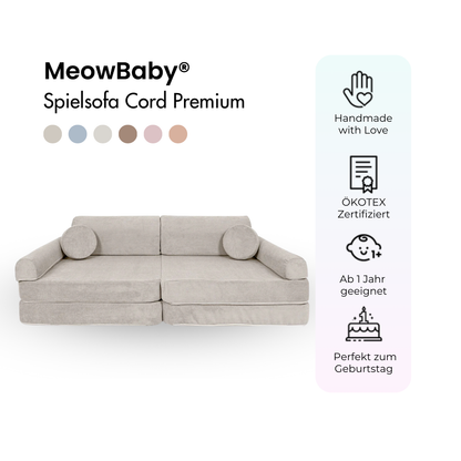 Spielsofa Cord Premium - Slim Cord Edition