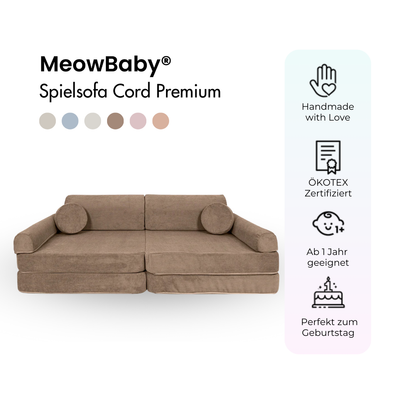 Spielsofa Cord Premium - Slim Cord Edition