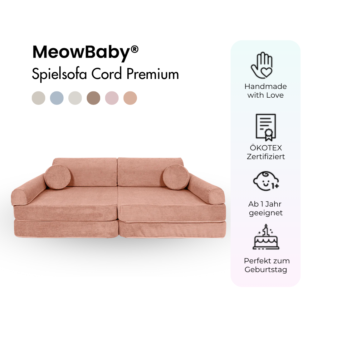 Spielsofa Cord Premium - Slim Cord Edition