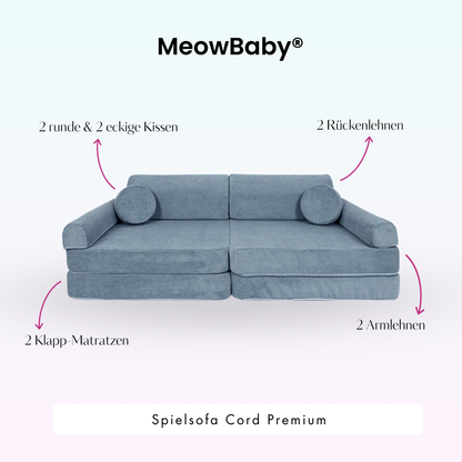 Spielsofa Cord Premium - Slim Cord Edition