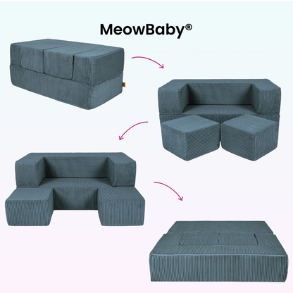 Spielsofa Ästhetik Cord Cube - Classic Cord Edition