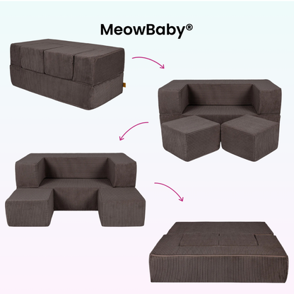 Spielsofa Ästhetik Cord Cube - Classic Cord Edition