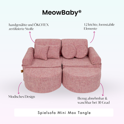 Spielsofa Mini Max Tangle - Cozy Chenille Edition
