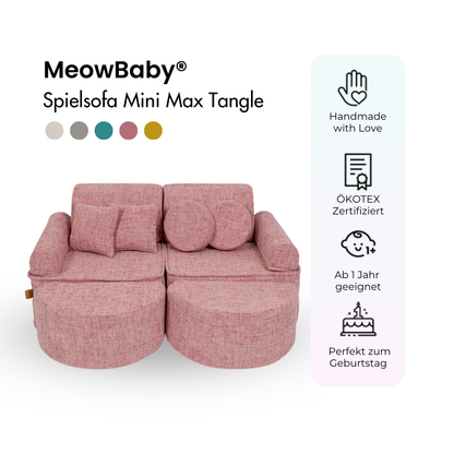 Spielsofa Mini Max Tangle - Cozy Chenille Edition