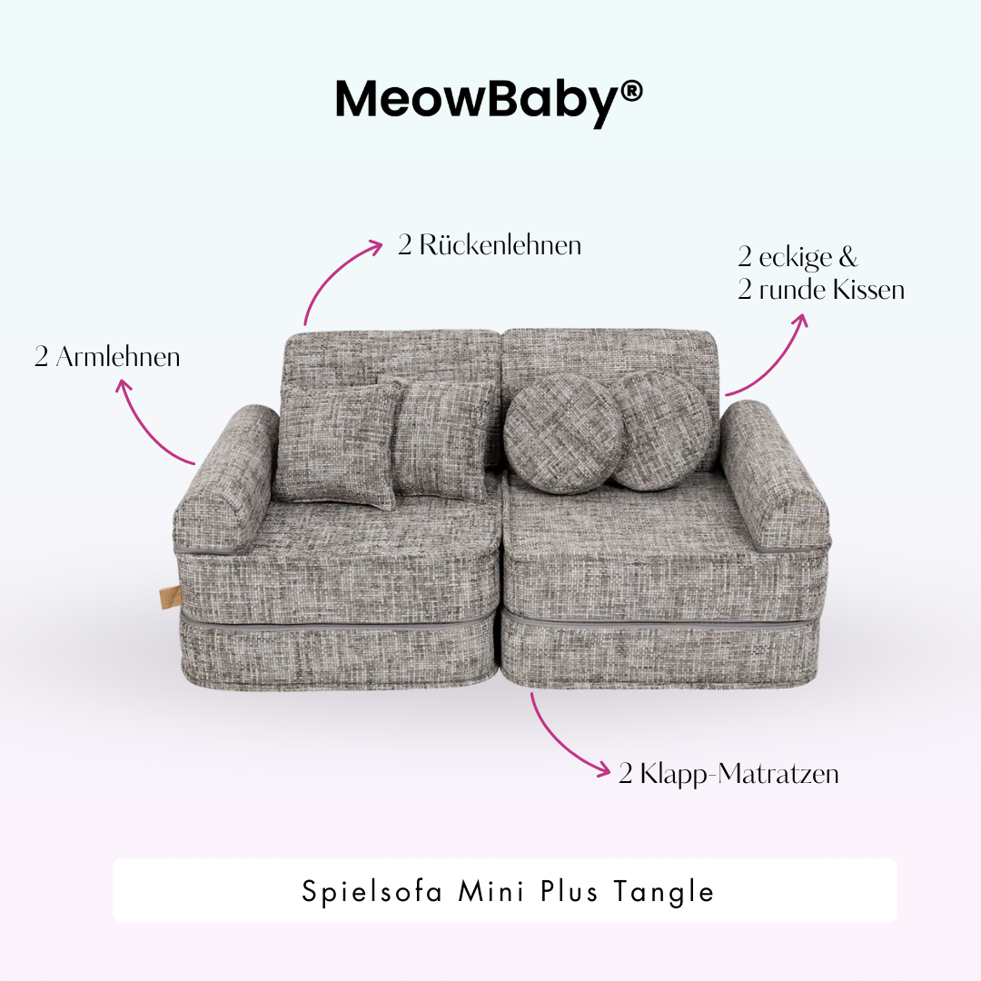 Spielsofa Mini Plus Tangle - Cozy Chenille Edition