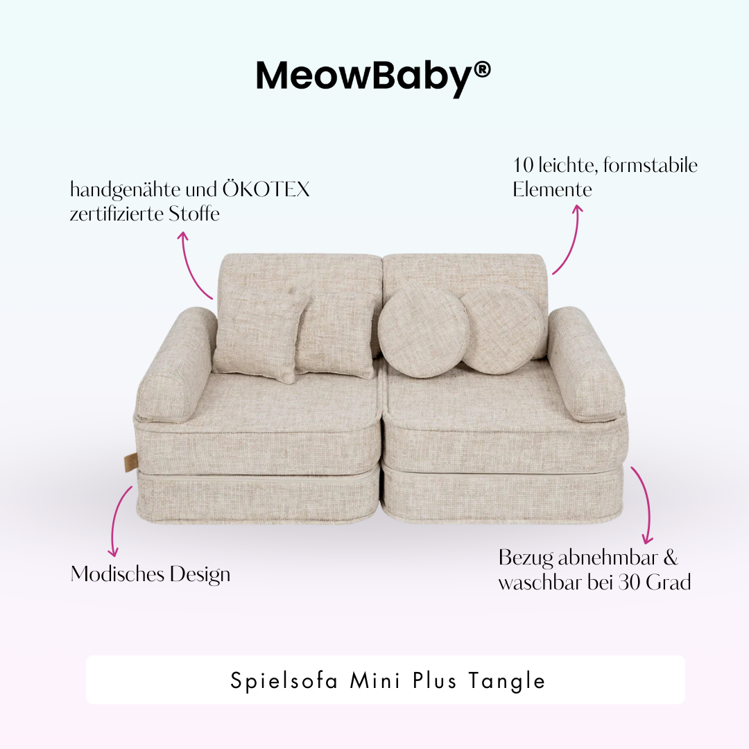 Spielsofa Mini Plus Tangle - Cozy Chenille Edition