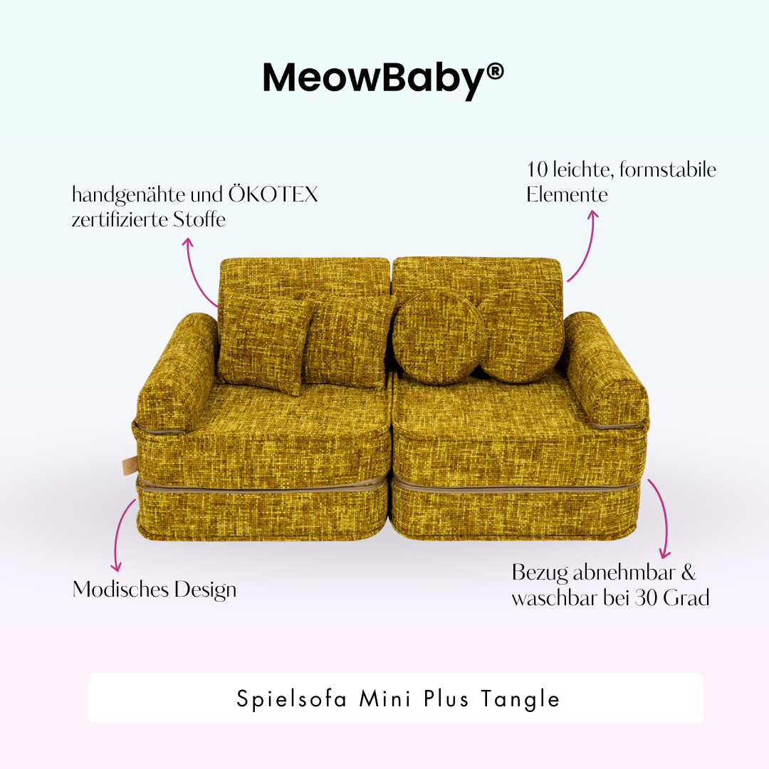 Spielsofa Mini Plus Tangle - Cozy Chenille Edition