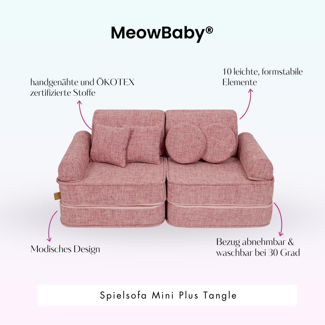 Spielsofa Mini Plus Tangle - Cozy Chenille Edition