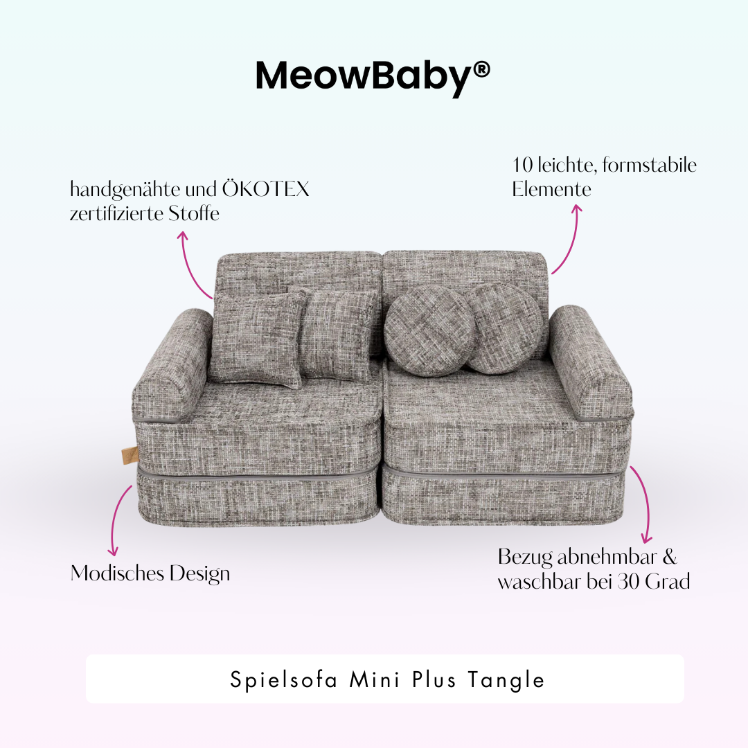Spielsofa Mini Plus Tangle - Cozy Chenille Edition