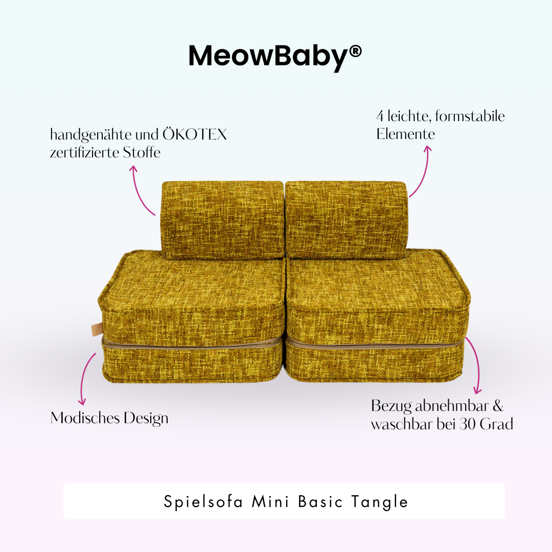 Spielsofa Mini Basic Tangle - Cozy Chenille Edition