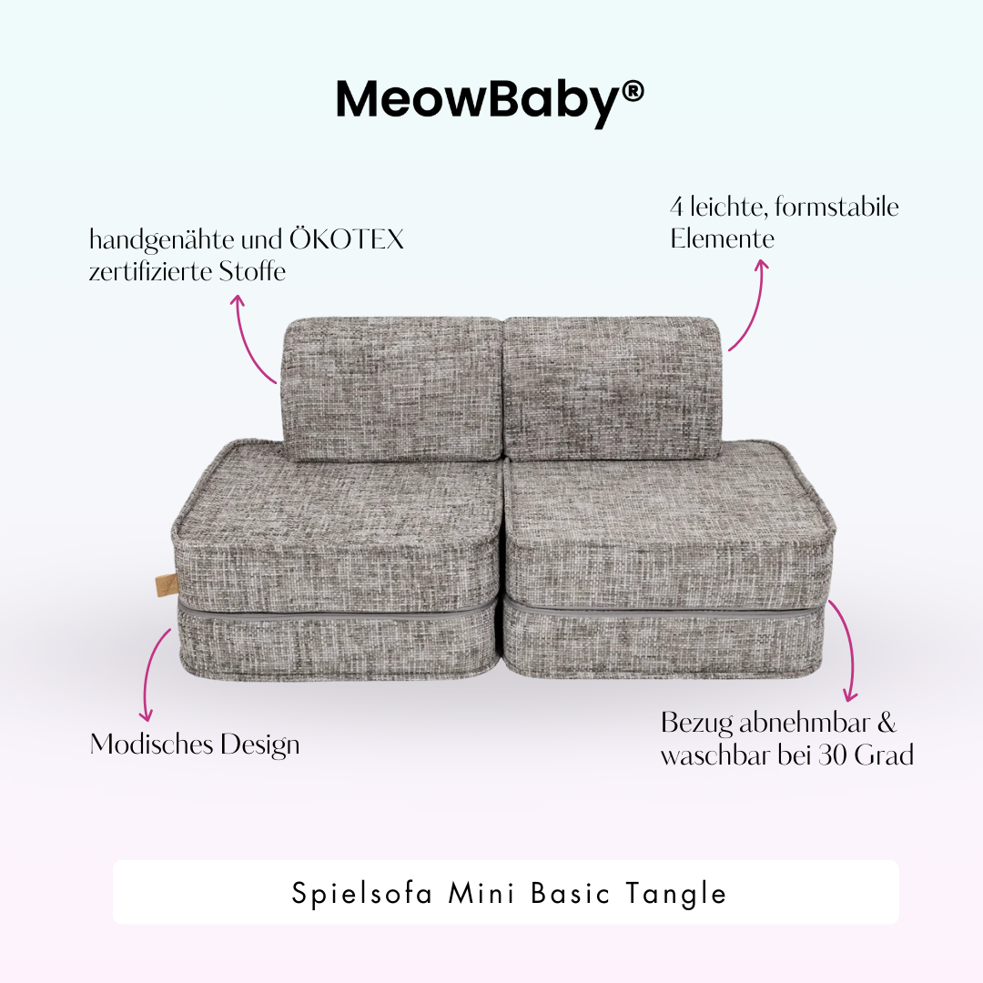 Spielsofa Mini Basic Tangle - Cozy Chenille Edition