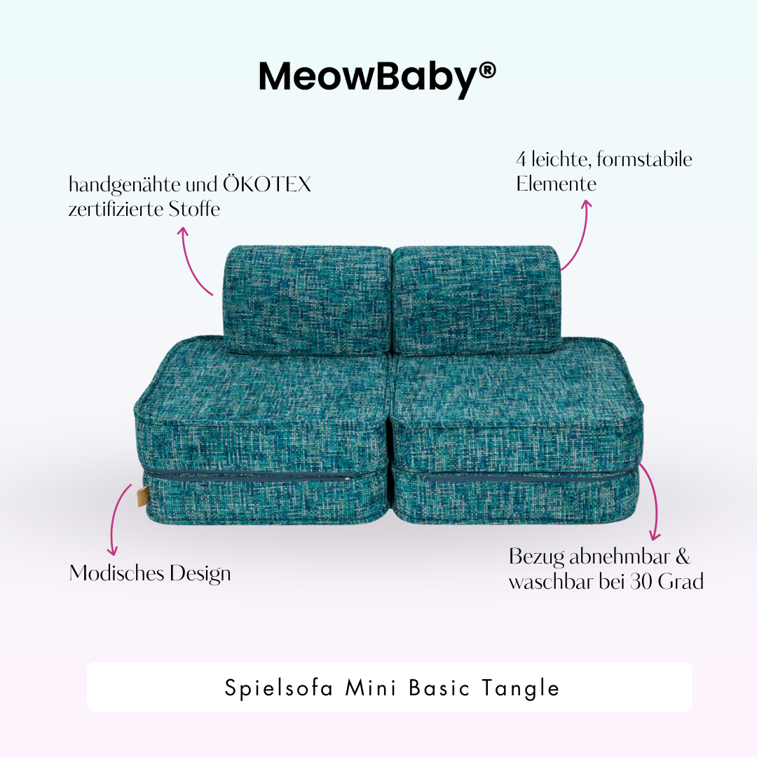 Spielsofa Mini Basic Tangle - Cozy Chenille Edition
