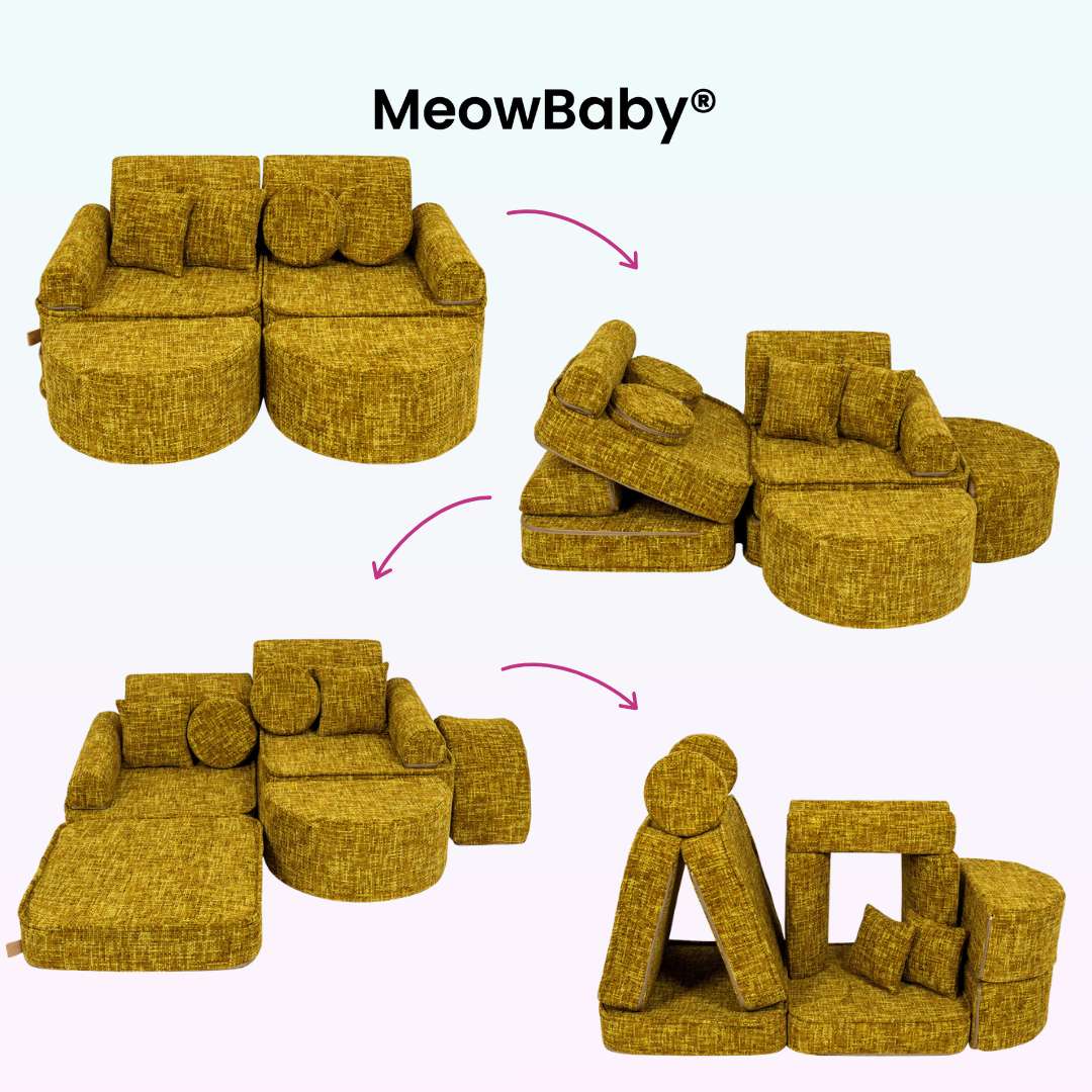 Spielsofa Mini Max Tangle - Cozy Chenille Edition