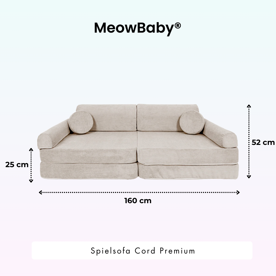 Spielsofa Cord Premium - Slim Cord Edition