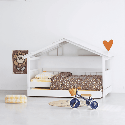 Starlight Hausbett mit Zusatzbett für Kinder