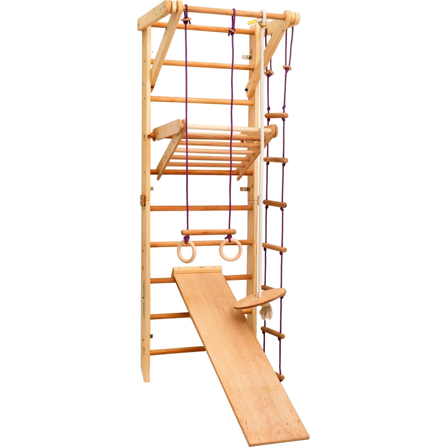 Climbing wall SPORT3 for children &amp; teenagers, untreated wood