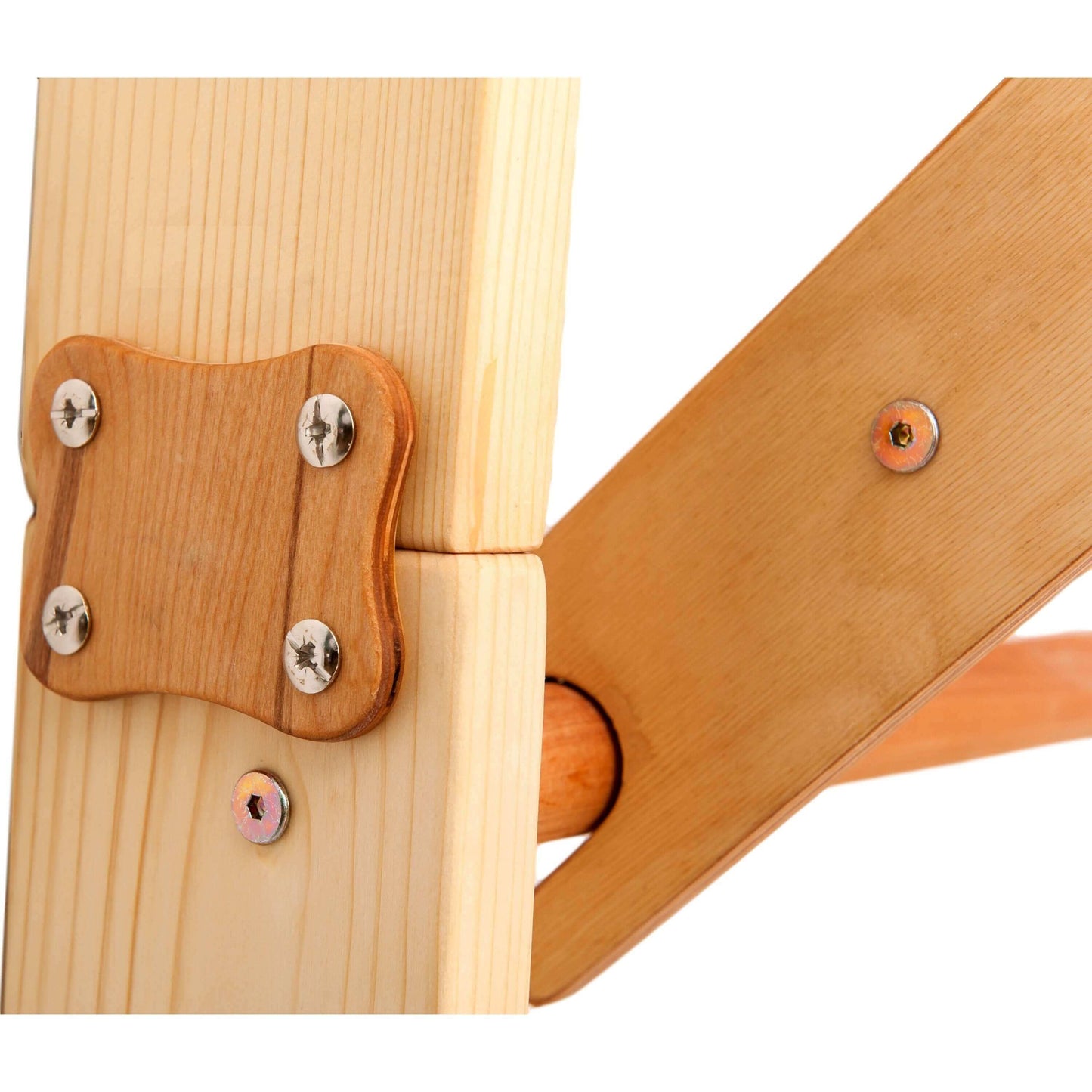 Climbing wall SPORT2 for children and young people, untreated wood